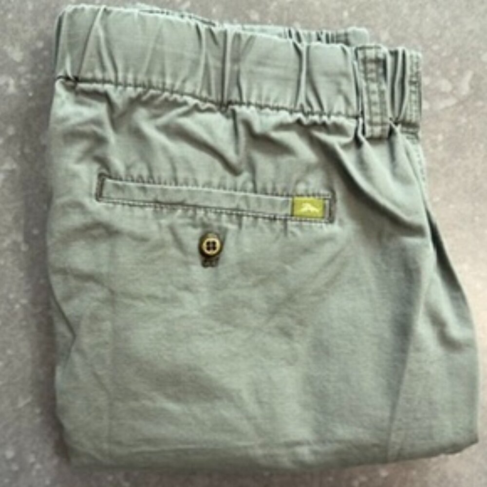 Tommy Bahama Olive Green Cargo Shorts - Size XL - Picture 2 of 12